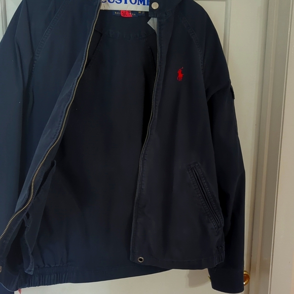 Ralph Lauren Polo Poplin Cotton Hoodie Aviator Jacket (Good-Acceptable) - Picture 15 of 15